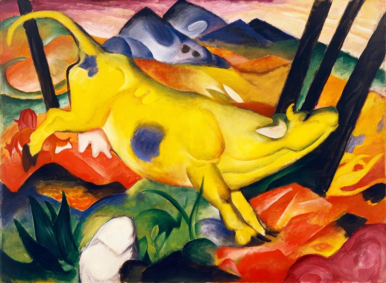 La vache jaune - Franz Marc