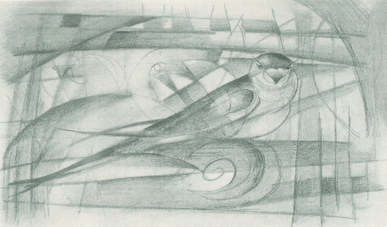 Une hirondelle - Franz Marc