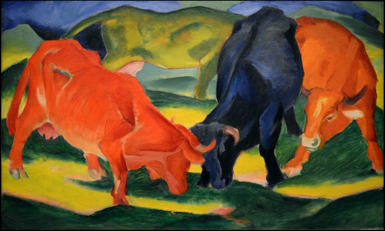 Vaches combattantes, 1911 - Franz Marc