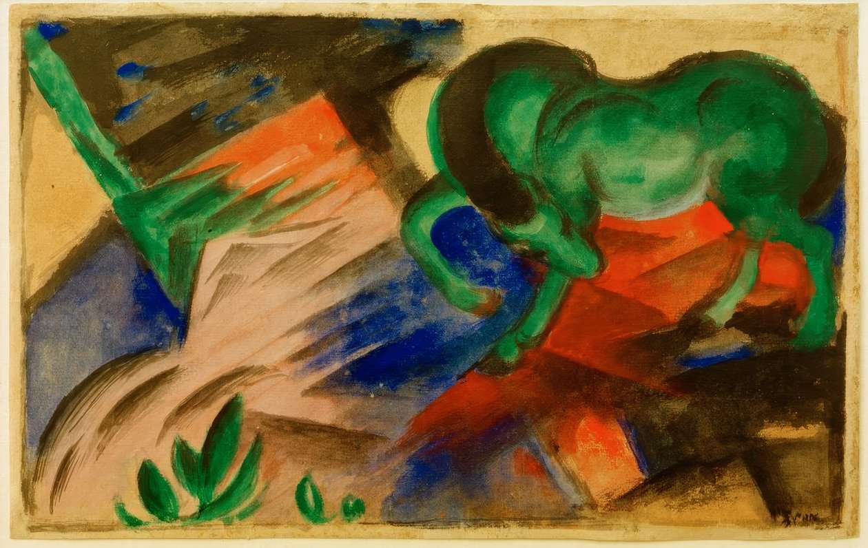 Cheval vert - Franz Marc