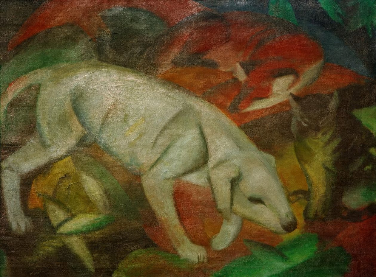 Chien, chat, renard - Franz Marc