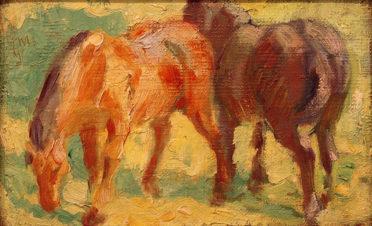 Petit tableau de cheval - Franz Marc