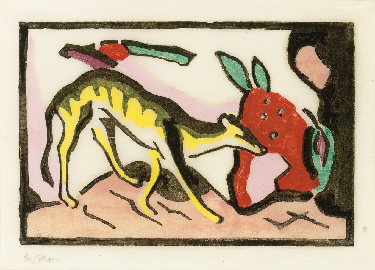 Animal mythique - Franz Marc