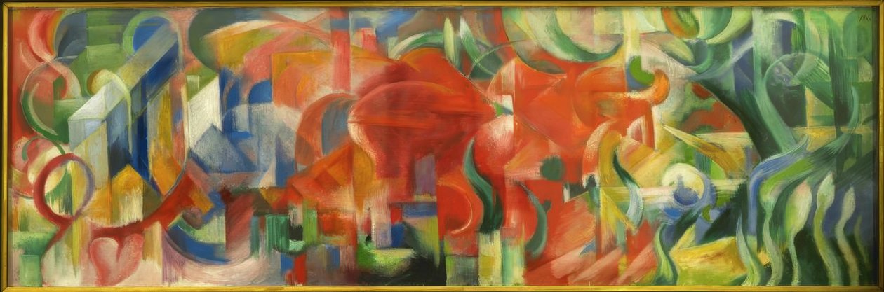 Formes jouant - Franz Marc