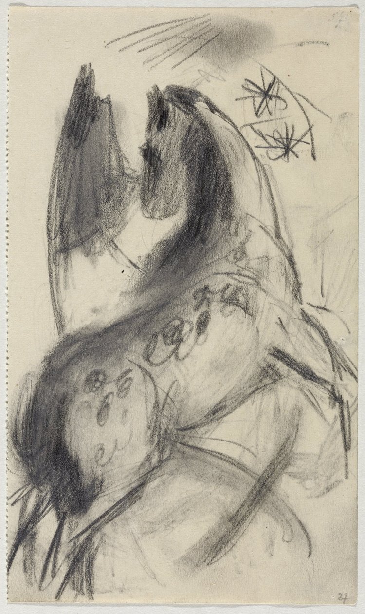 Cheval sautant - Franz Marc