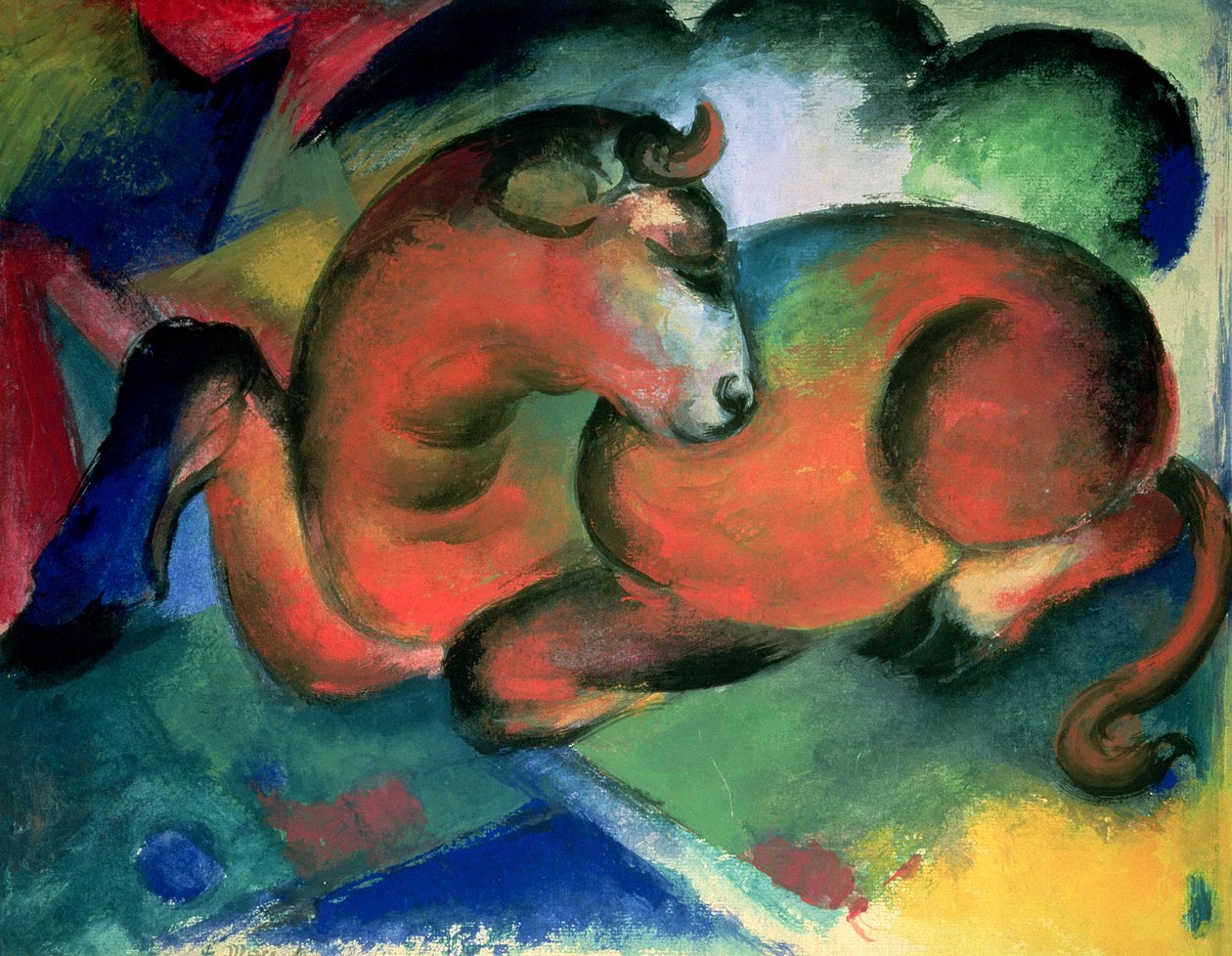 Le Taureau Rouge - Franz Marc