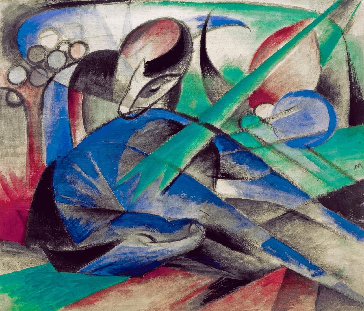 Cheval rêveur - Franz Marc