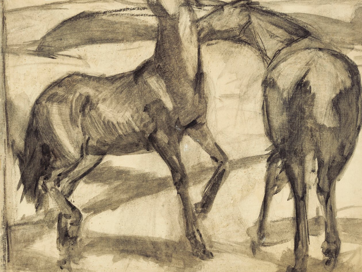 Deux chevaux - Franz Marc