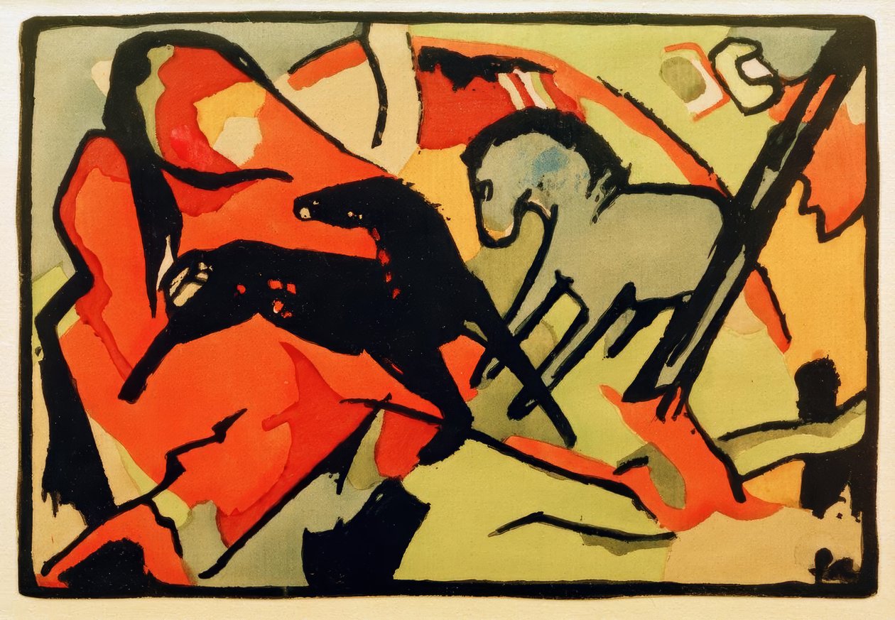 Deux chevaux - Franz Marc