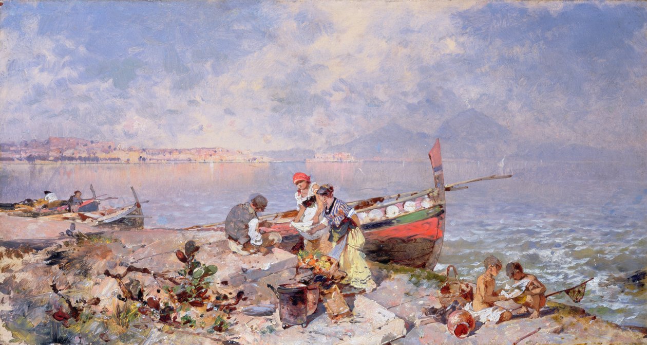 Baie de Naples - Franz Richard Unterberger
