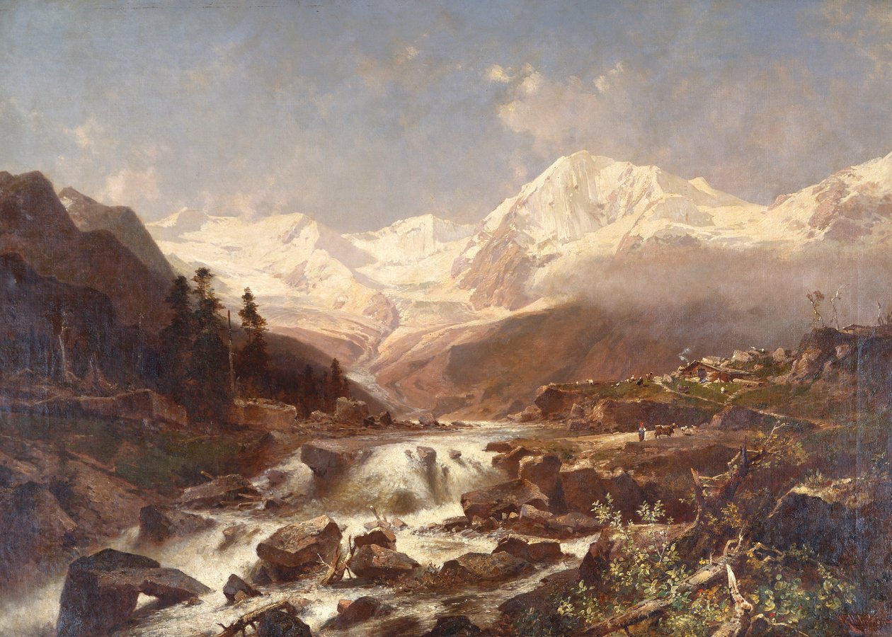 Koenigspitze-Tirol, 1877 - Franz Richard Unterberger