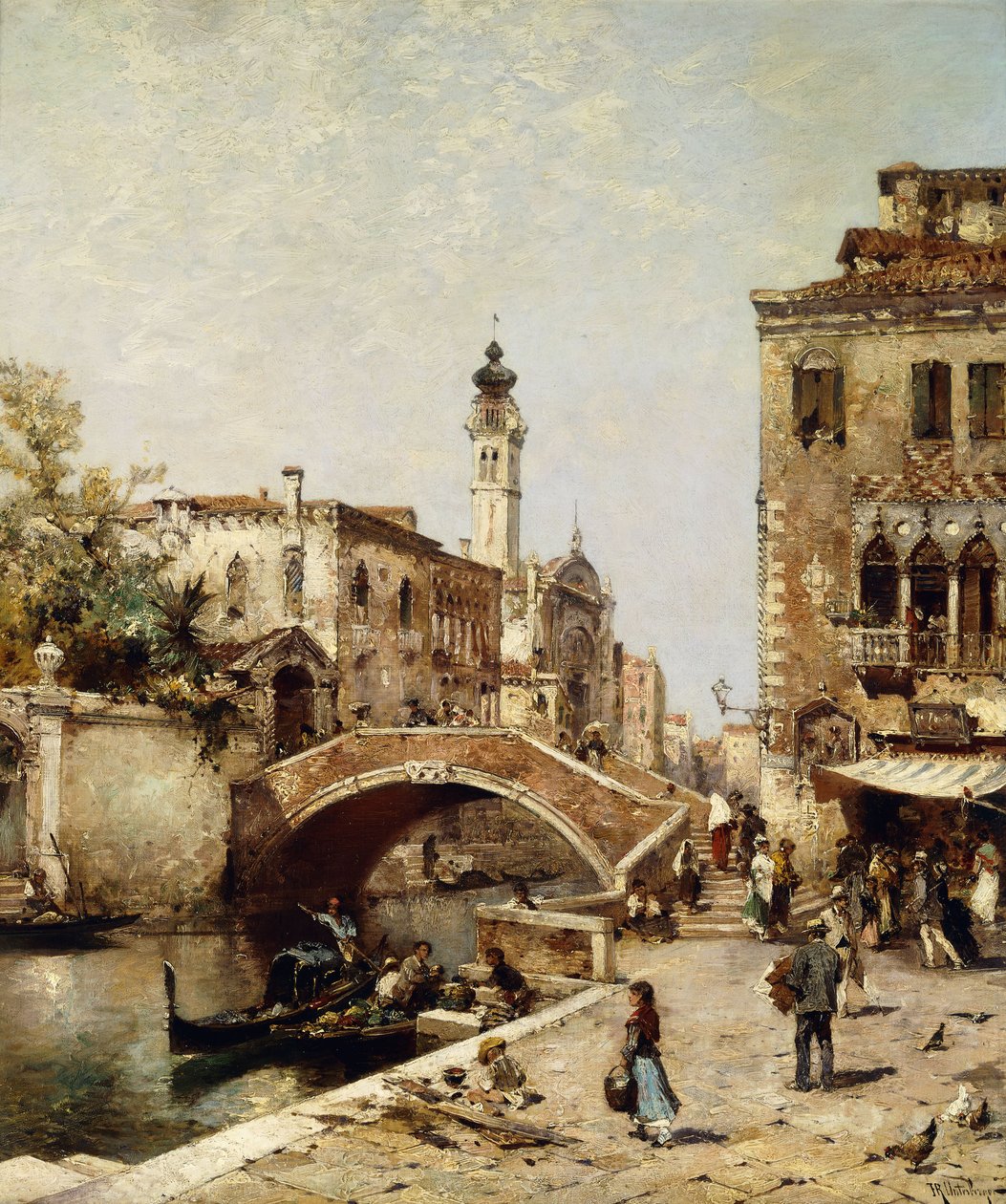 Canal Santa Catarina, Venise - Franz Richard Unterberger