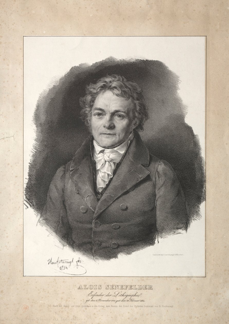 Aloys Senefelder - Franz Seraph Hanfstaengl