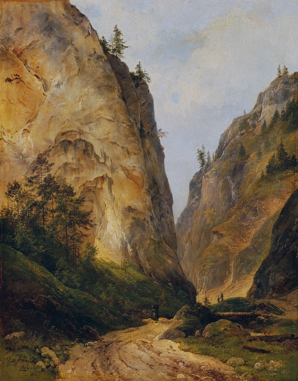 Vallée rocheuse (Dans la vallée de l