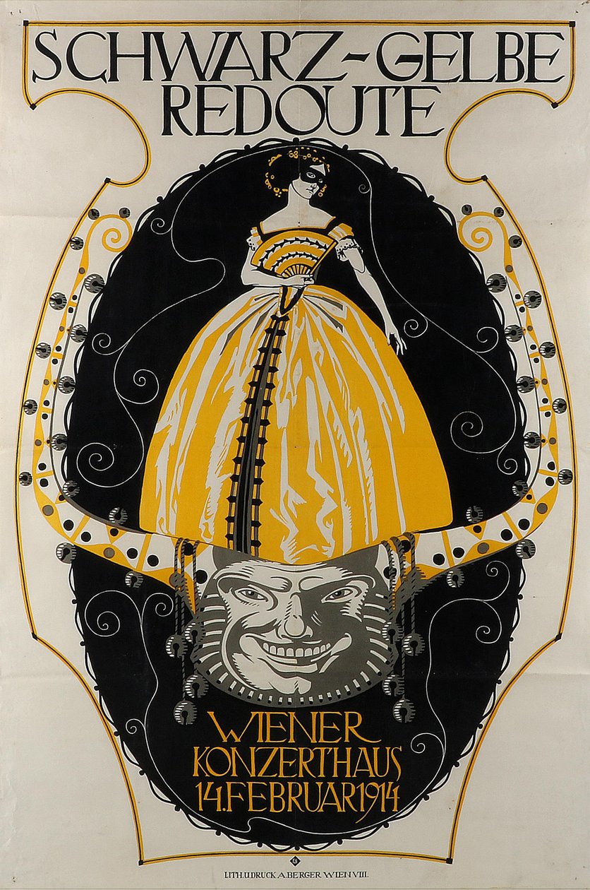 Schwarz-Gelbe Redoute Wiener Konzerthaus - Franz Wacik