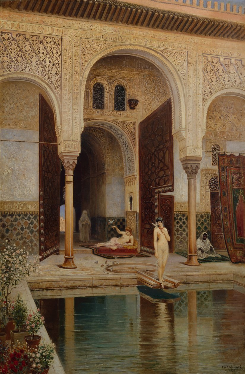 Le patio du palais de l