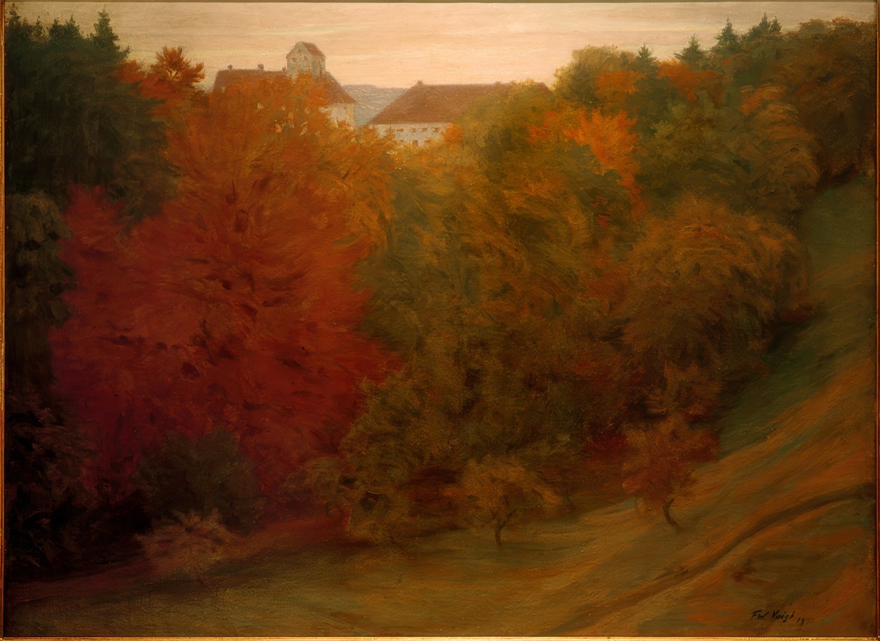 Vue du château de Seefeld - Franz Wilhelm Voigt