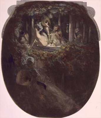La Sérénade - Franz von Bayros (1866 1924)