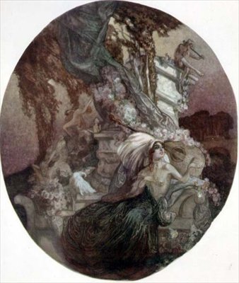 Femme avec des perles - Franz von Bayros (1866 1924)