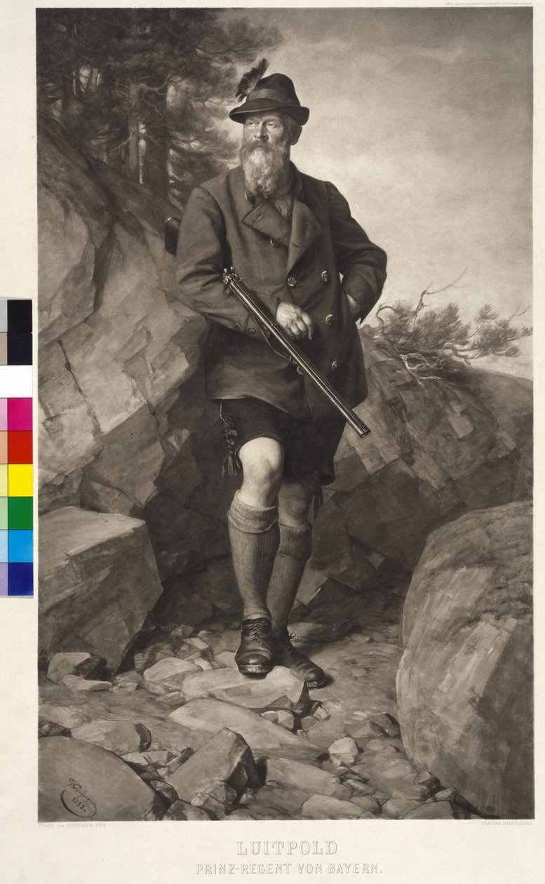 Prince régent de Bavière Luitpold - Franz von Defregger