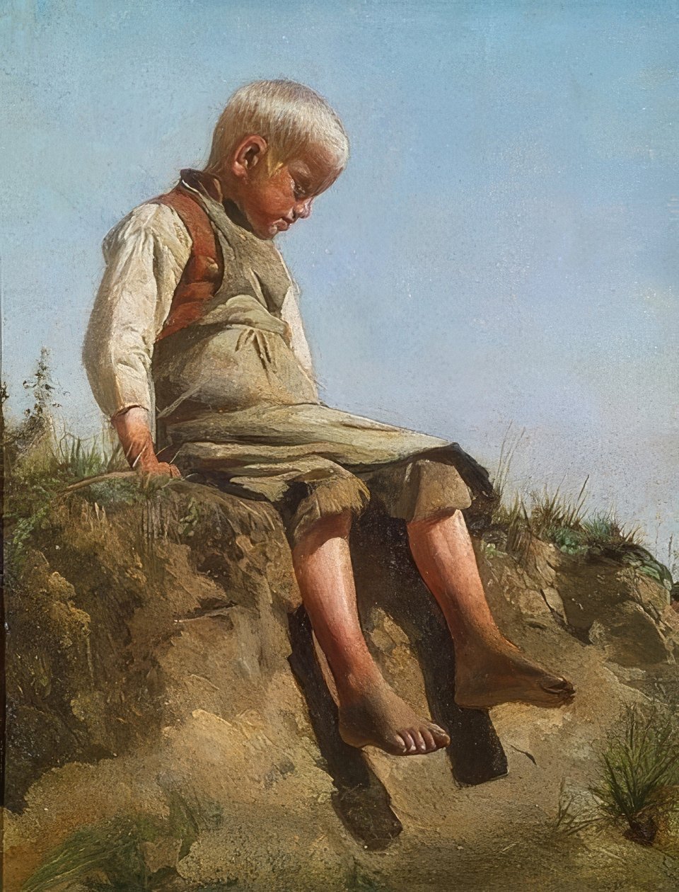 Garçon au soleil. 1860 - Franz von Lenbach