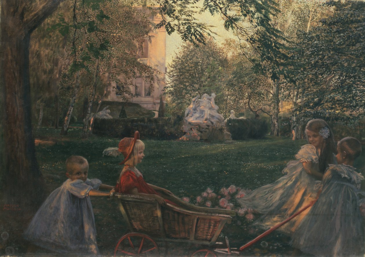 Enfants jouant, 1933 - Franz von Matsch
