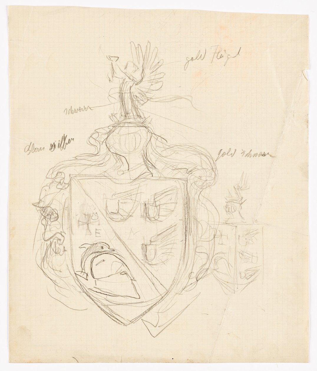 Projet pour un blason familial - Franz von Matsch