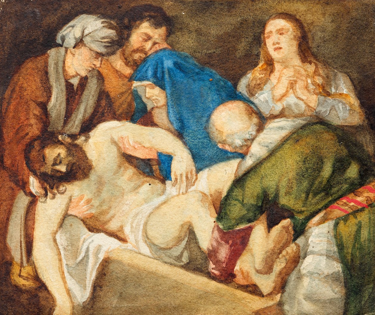 Mise au tombeau - Franz von Matsch