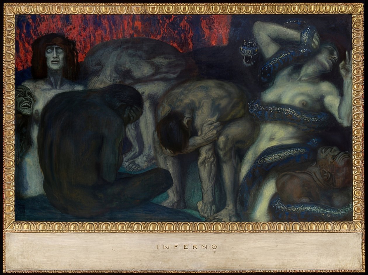 Enfer. 1908 - Franz von Stuck