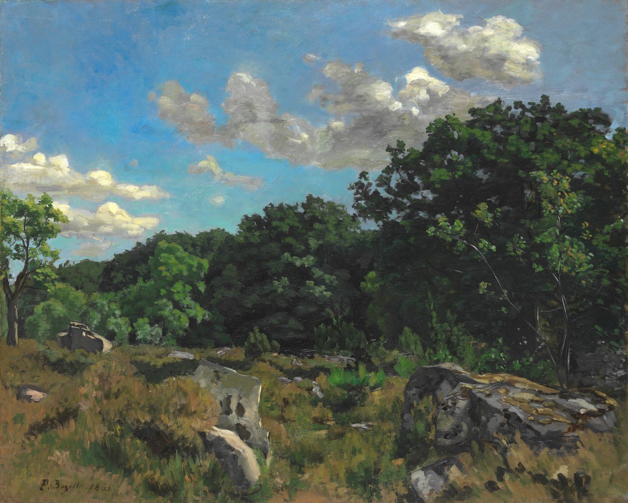 Paysage à Chailly - Frédéric Bazille