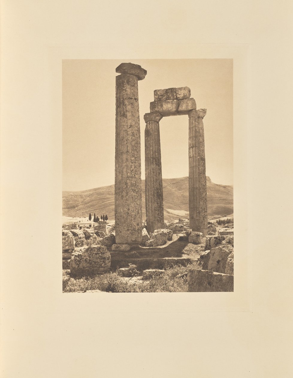 Le temple de Zeus à Némée - Frédéric Boissonnas