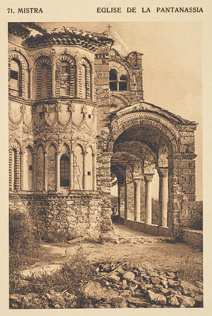Mistra. Eglise de la Pantanassia - Frédéric Boissonnas