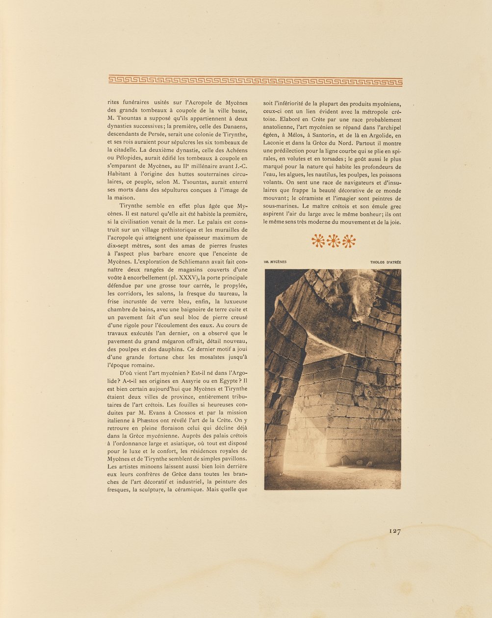 Mycènes. Tholos d