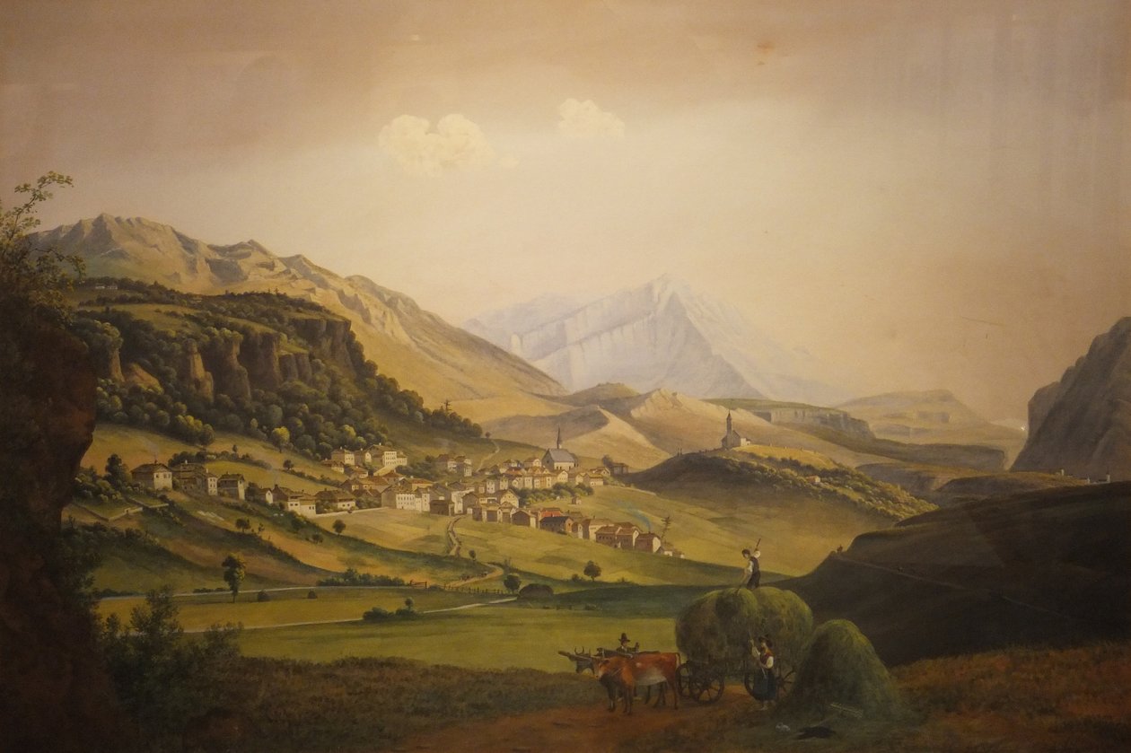 Frédérich Martens - Vue de Pieve Tesino - Frederic Martens