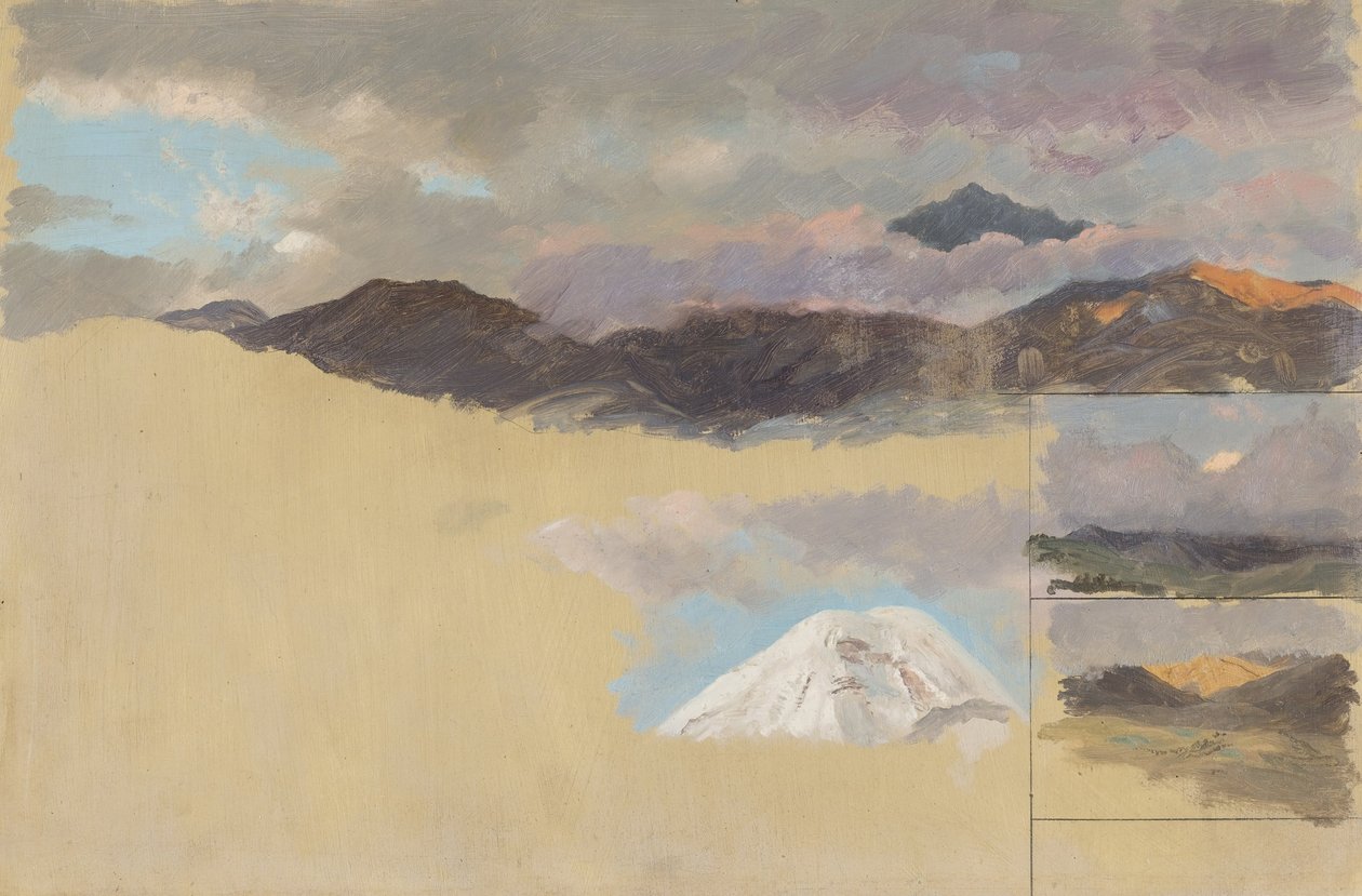 Études du mont Chimborazo, Équateur - Frederic Edwin Church