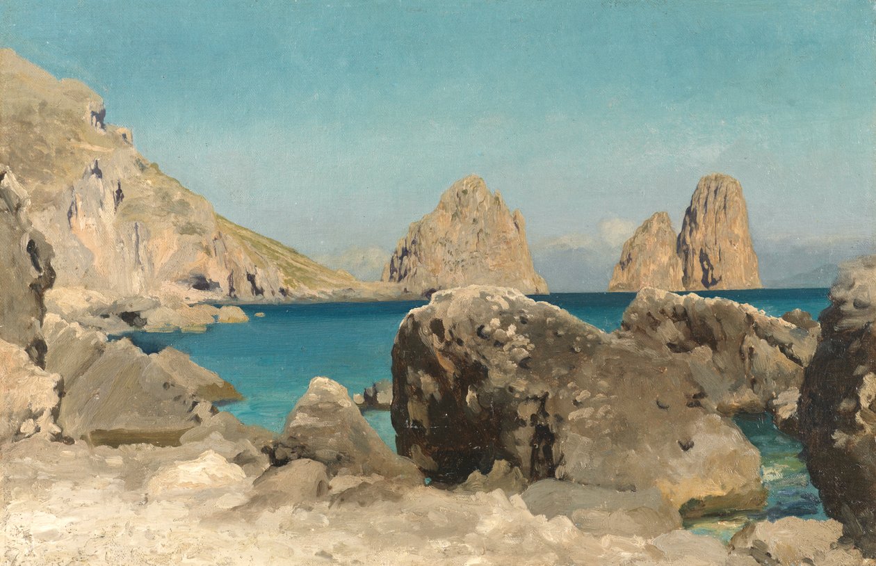 Rochers des Sirènes, Capri, c.1860s - Frederic Leighton