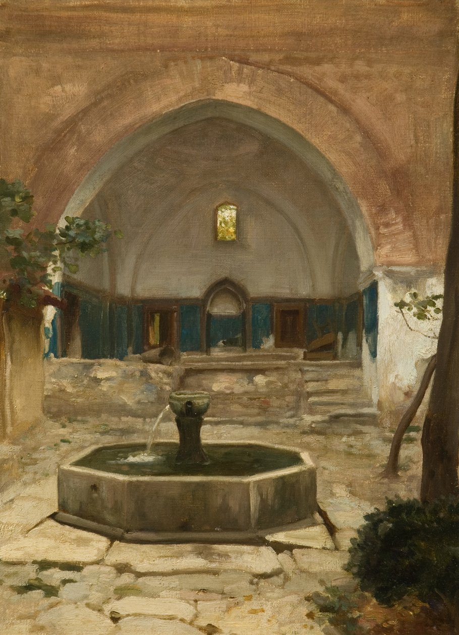 Mosquée en ruines, Broussai, 1867 - Frederic Leighton