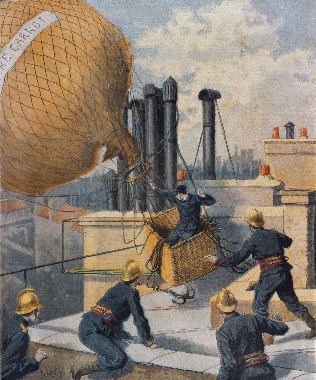 Pompiers, 1894 - Frederic Theodore Lix