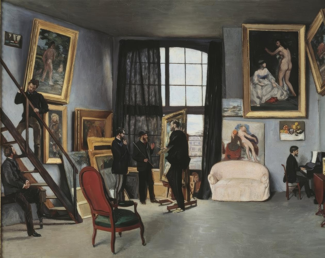 L’atelier de Bazille - Jean Frederic Bazille