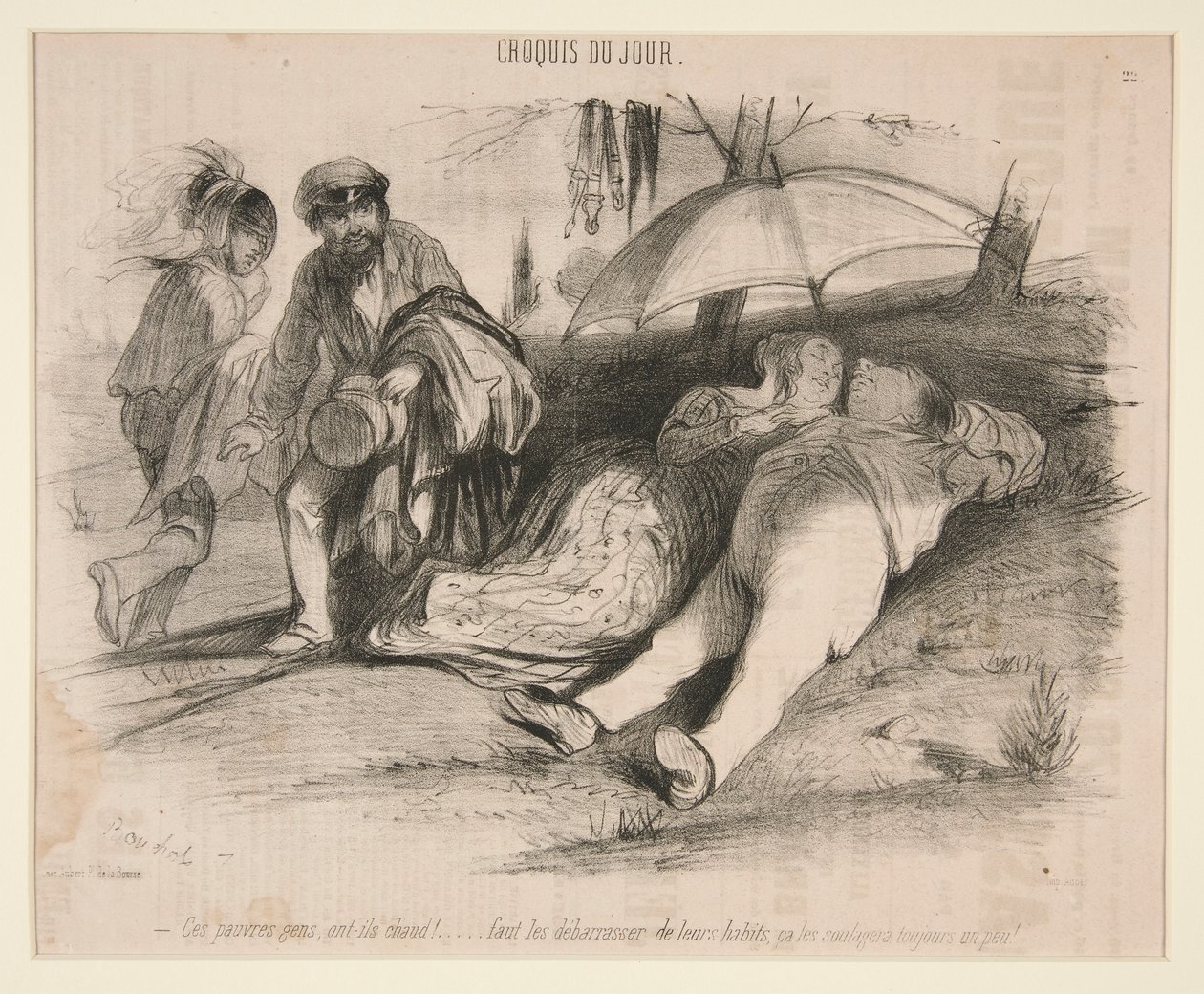 Ces pauvres gens, ont-ils chaud ! - Frederic Bouchot