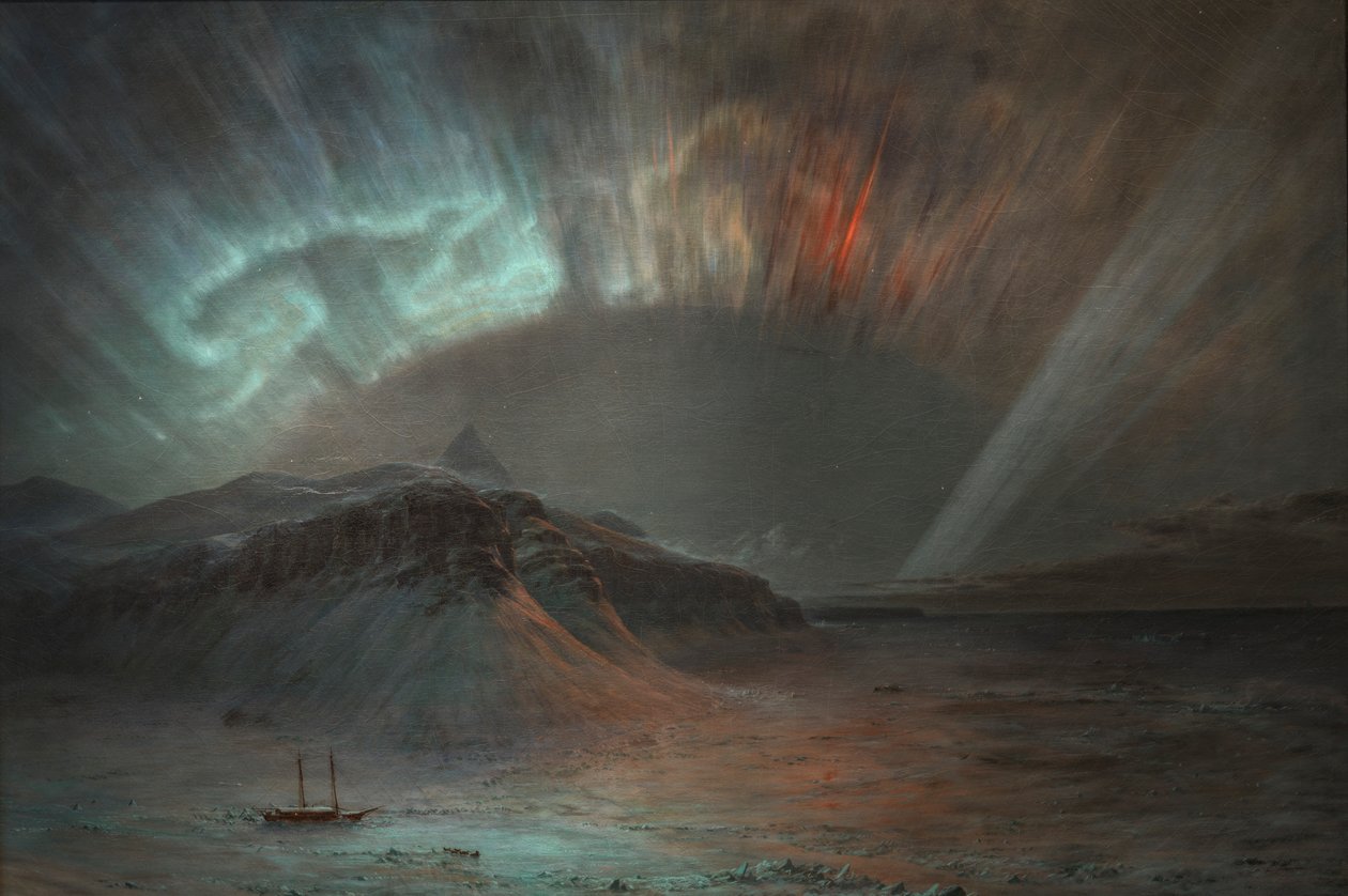 Aurore boréale - Frederic Edwin Church