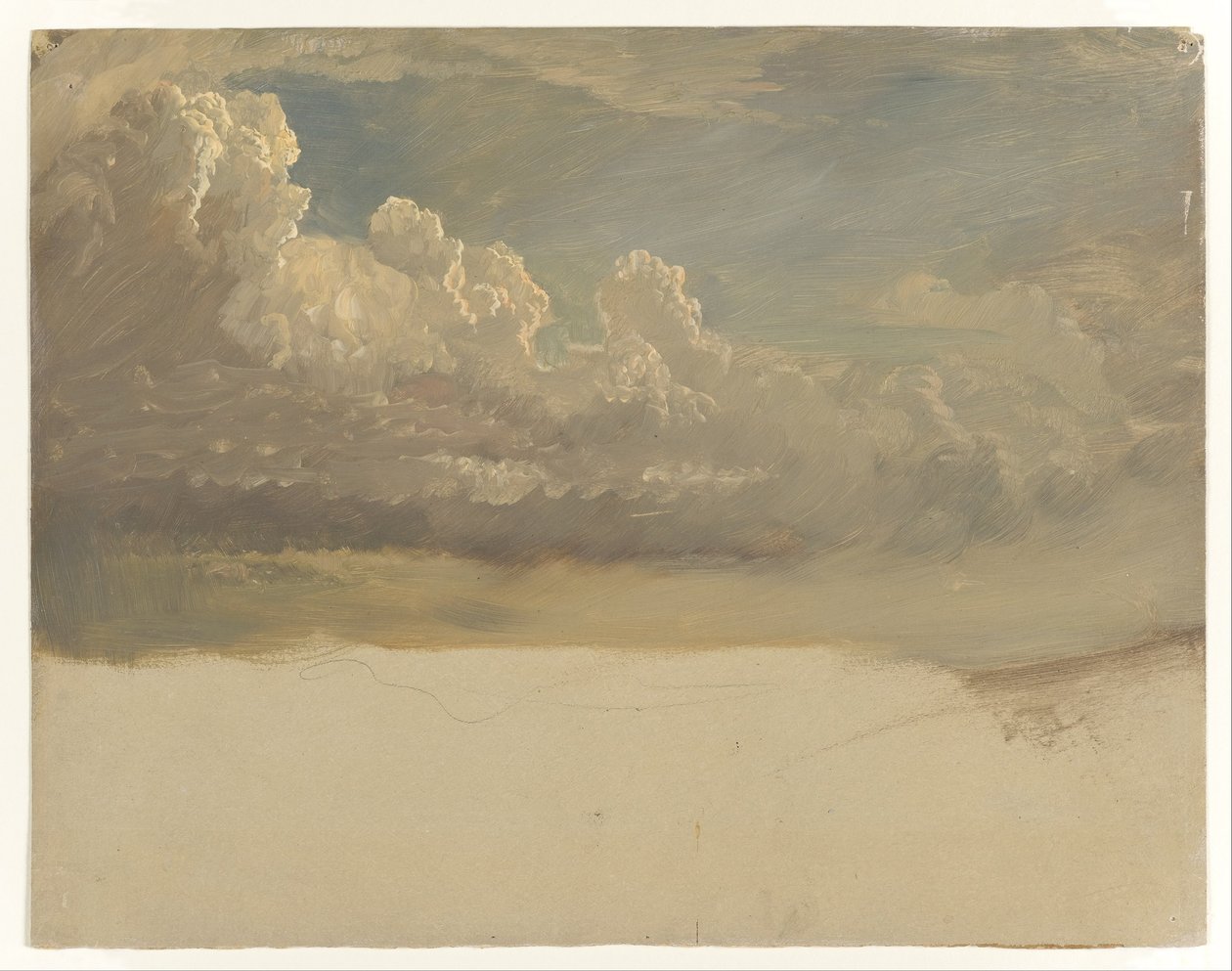 Étude sur les nuages - Frederic Edwin Church