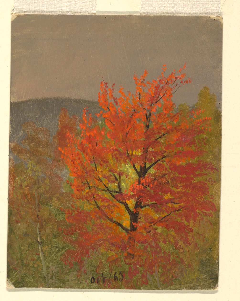 Dessin, paysage d
