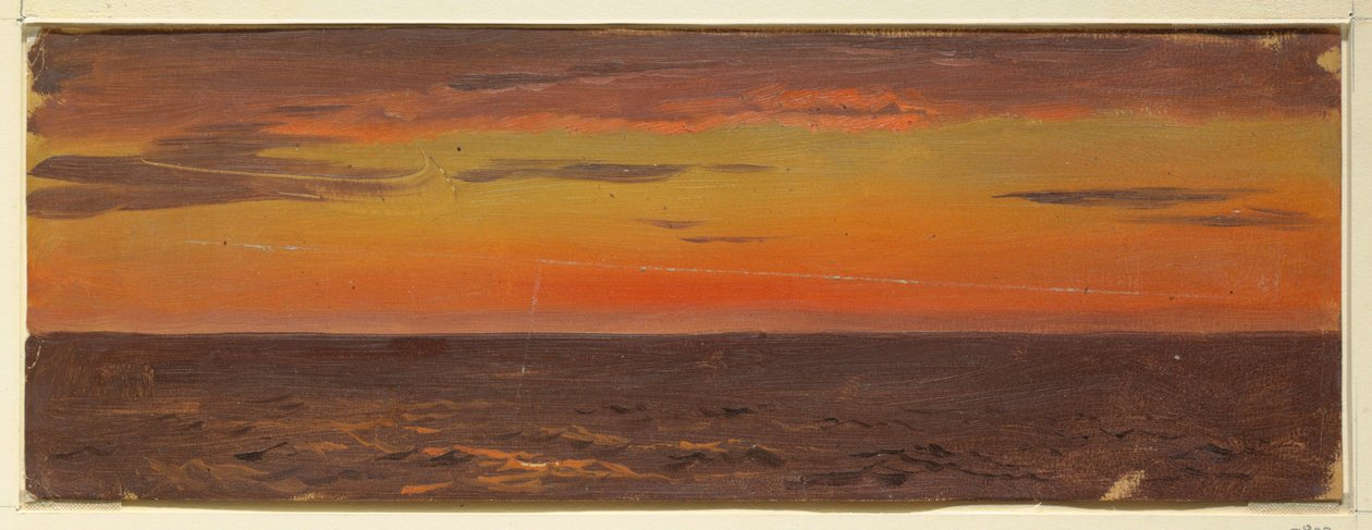 Dessin, paysage marin, juin 1859 - Frederic Edwin Church