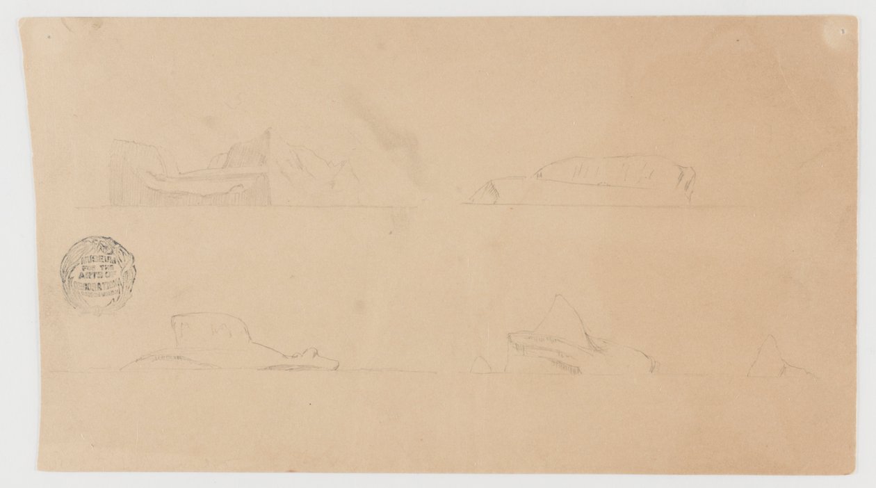 Icebergs flottants - Frederic Edwin Church
