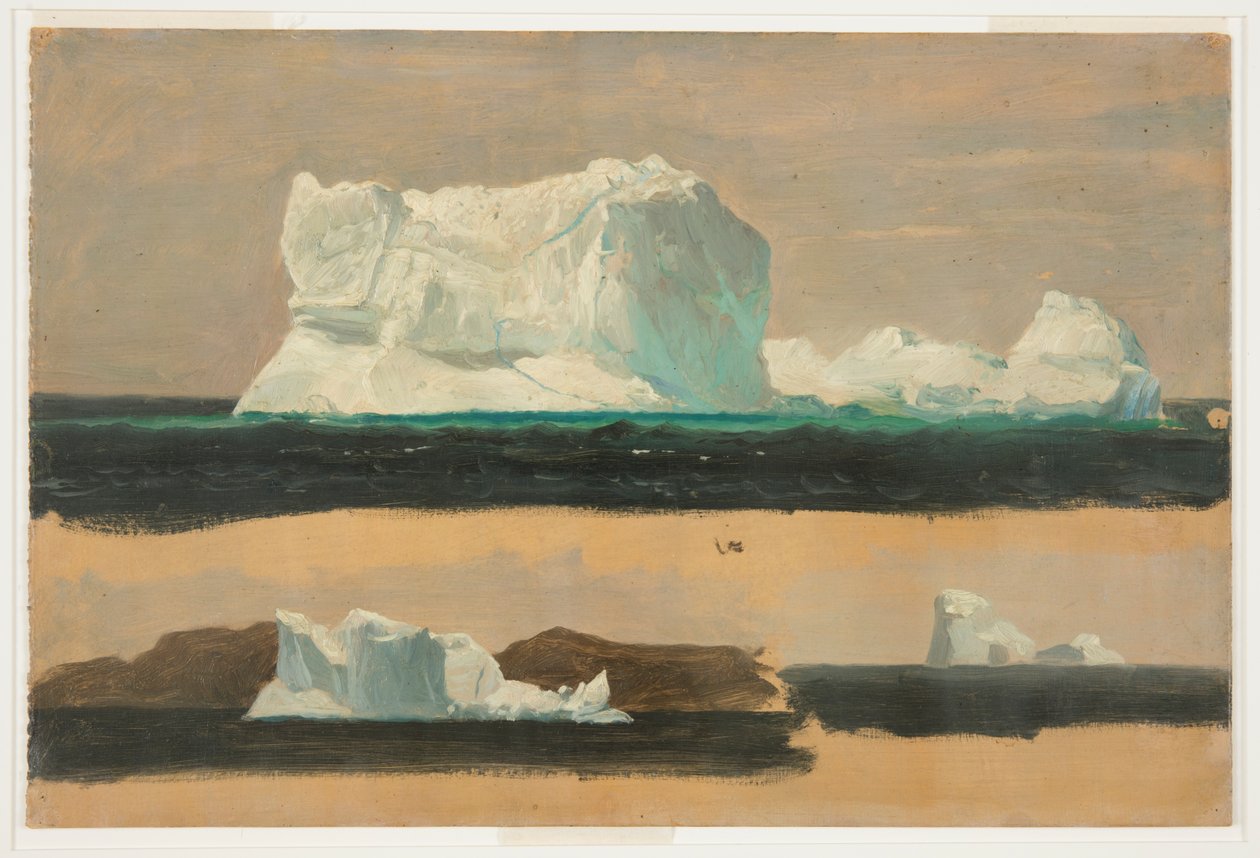 Icebergs, Twillingate - Frederic Edwin Church