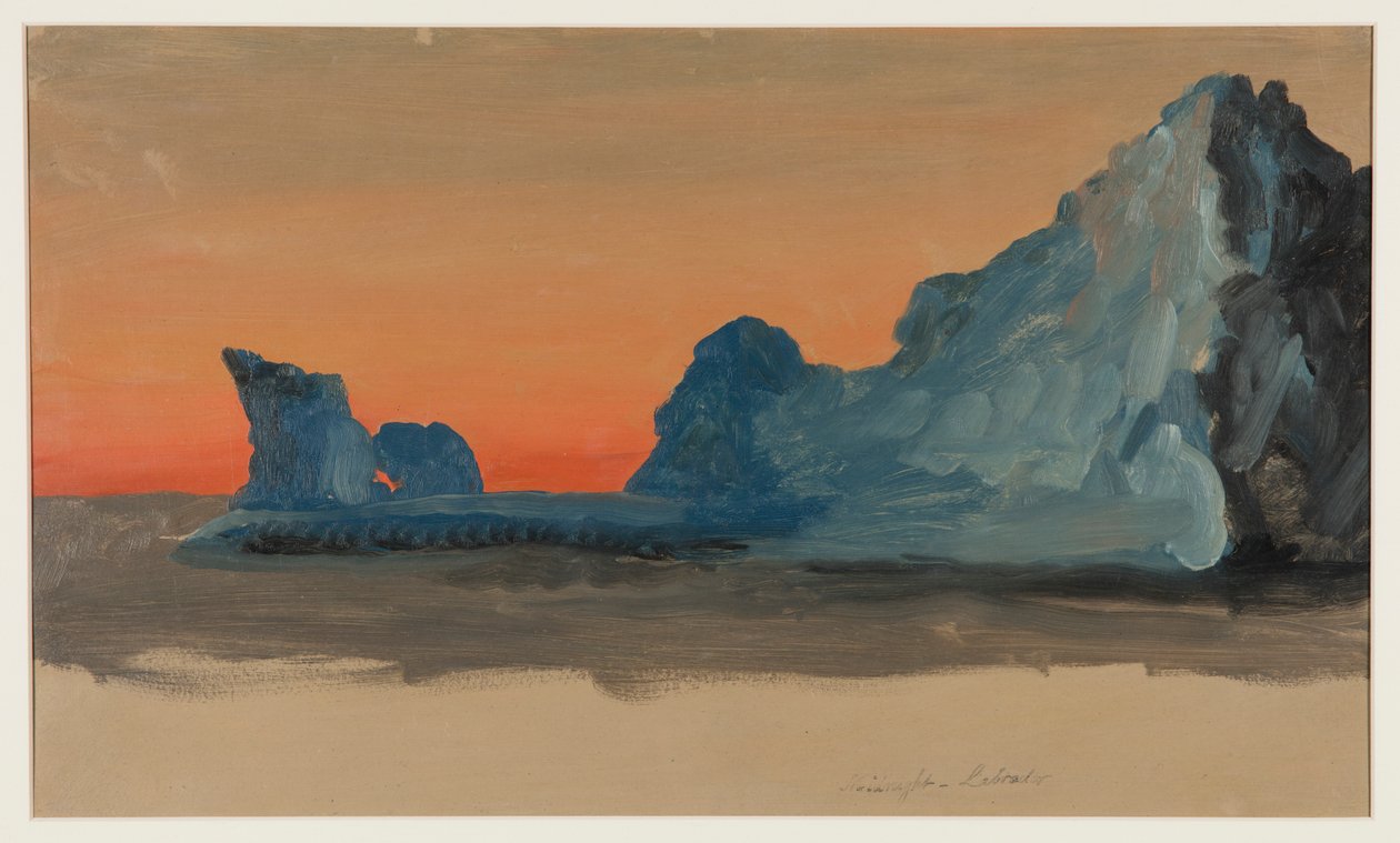 Icebergs à Minuit, Labrador - Frederic Edwin Church