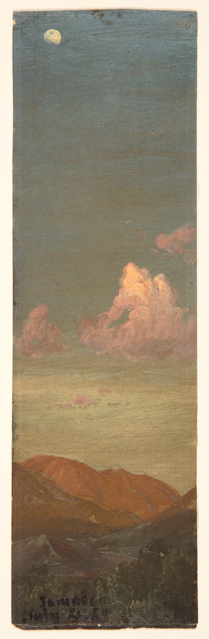 Paysage au clair de lune, Jamaïque - Frederic Edwin Church