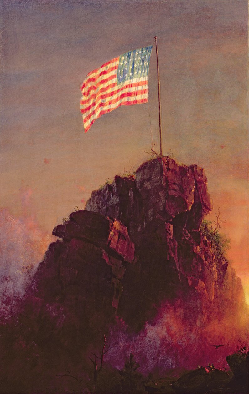 Notre drapeau - Frederic Edwin Church