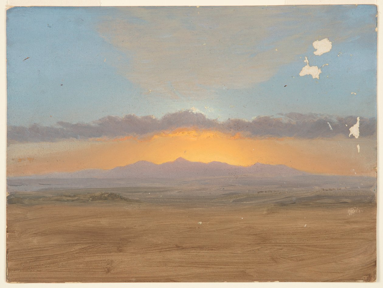 Coucher de soleil - Frederic Edwin Church